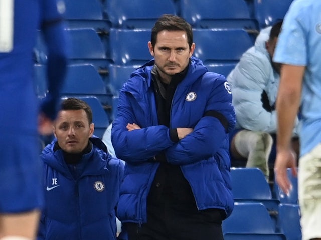 Former Chelsea manager Frank Lampard, January 3, 2021