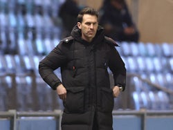 Manchester City Women manager Gareth Taylor on February 3, 2022