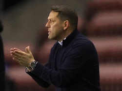 Wigan Athletic coach Leam Richardson on February 1, 2022