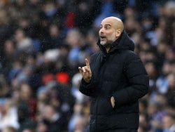 Manchester City manager Pep Guardiola on February 5, 2022