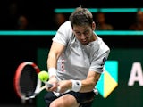 Cameron Norrie pictured at the Rotterdam Open on February 11, 2022