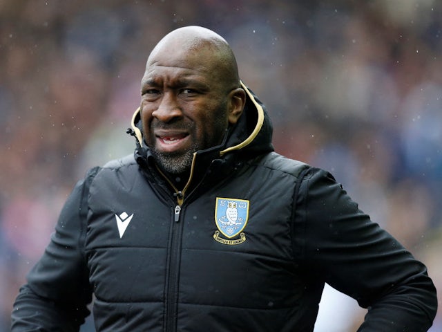 Sheffield Wednesday manager Darren Moore on February 13, 2022