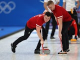 Bobby Lammie of Britain and Hammy Mcmillan of Britain in action at the Beijing 2022 Winter Olympics on February 10, 2022