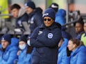Brighton & Hove Albion manager Hope Powell reacts on February 6, 2022