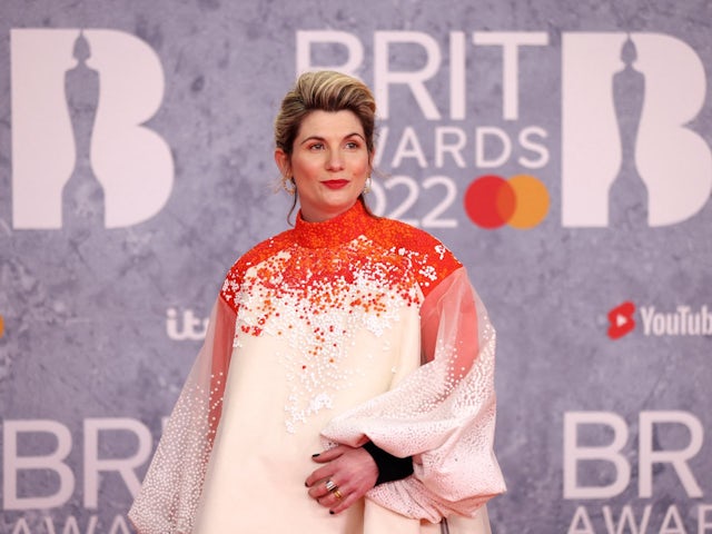 Jodie Whittaker arrives at the Brit Awards on February 8, 2022