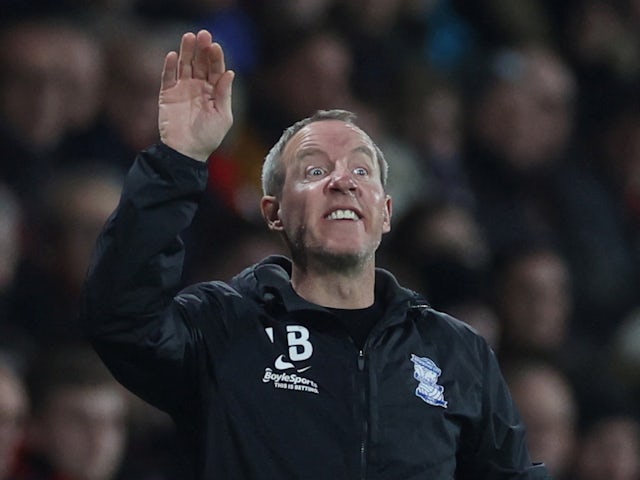 Birmingham City's Manager Lee Bowyer on February 9, 2022