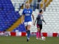 Birmingham City Women's Louise Quinn celebrates scoring their first goal on February 6, 2022