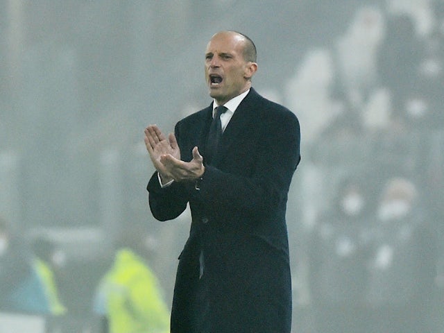 Juventus coach Massimiliano Allegri on February 6, 2022