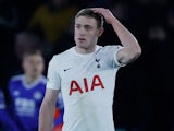 Oliver Skipp in action for Tottenham Hotspur in January 2022