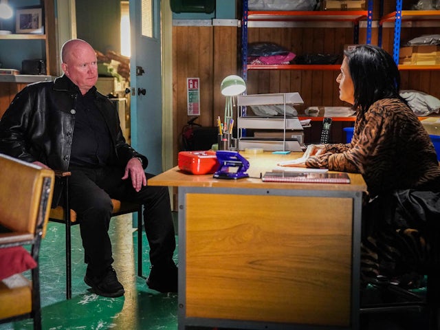 Phil and Kat on EastEnders on February 22, 2022