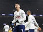 Tottenham Hotspur's Son Heung-min celebrates scoring their second goal on February 9, 2022