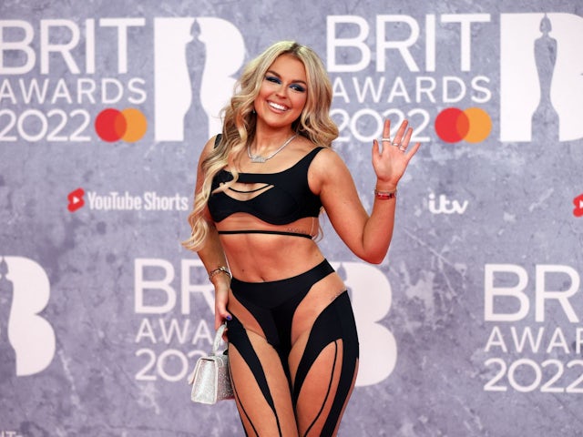 Tallia Storm arrives at the Brit Awards on February 8, 2022