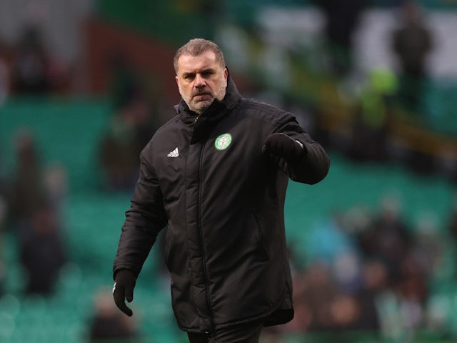 Celtic manager Ange Postecoglou after the match on February 20, 2022