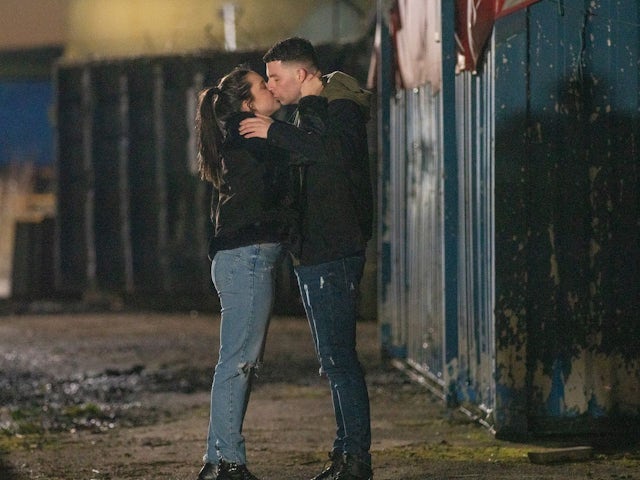 Amy and Jacob on the second episode of Coronation Street on February 23, 2022