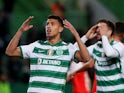 Sporting CP's Matheus reacts on January 22, 2022