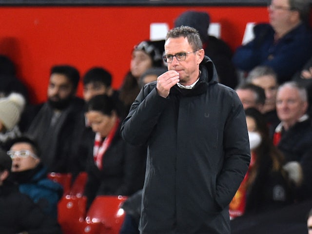 Rangnick laughs off rumours of triple Man United signing