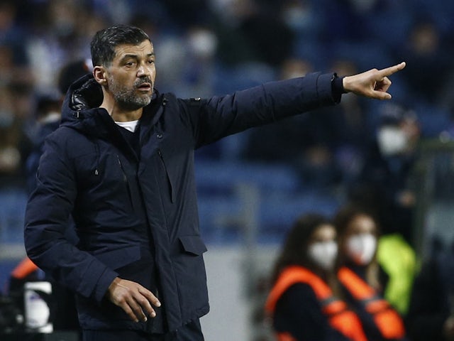 Porto coach Sergio Conceicao on February 17, 2022