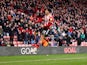  Sheffield United's Morgan Gibbs-White celebrates scoring their first goal on February 19, 2022