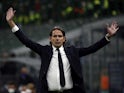 Inter Milan coach Simone Inzaghi on February 20, 2022