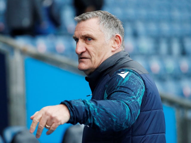 Blackburn Rovers Manager Tony Mowbray after the announcement that the game has been postponed on February 19, 2022