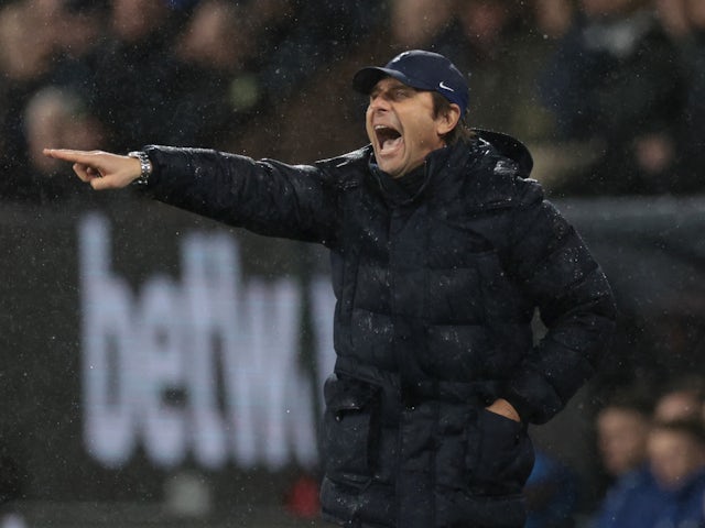 Tottenham Hotspur manager Antonio Conte on February 23, 2022