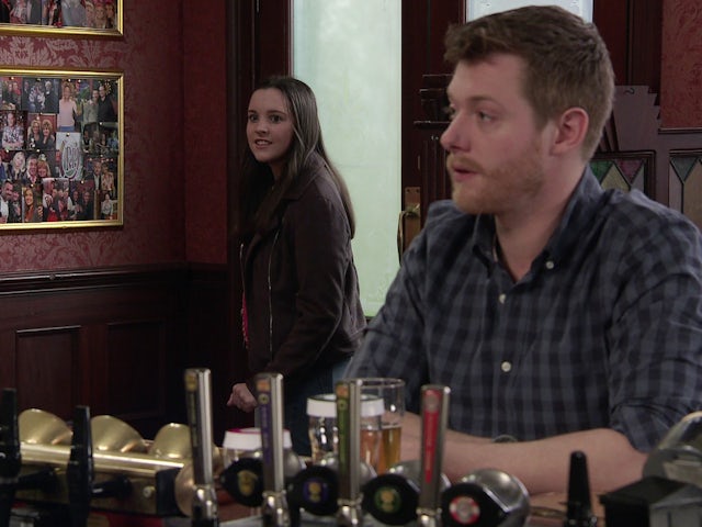 Amy and Daniel on Coronation Street on March 7, 2022