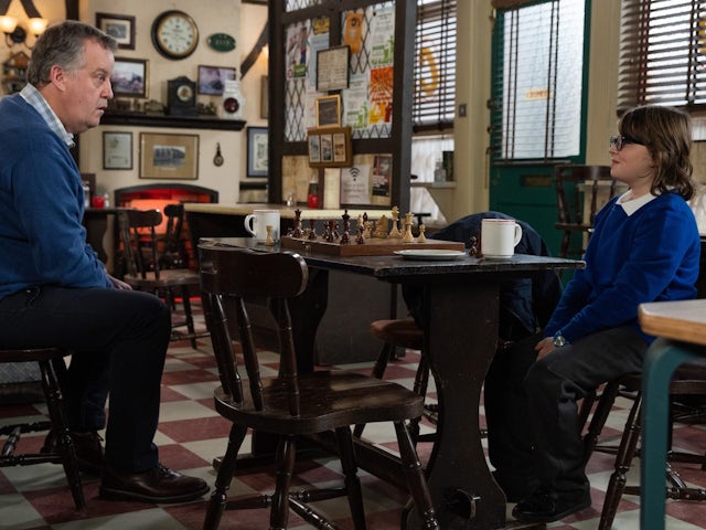 Brian and Sam on Coronation Street on March 6, 2022