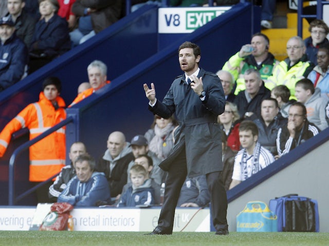 Andre Villas-Boas pictured as Chelsea boss in 2012