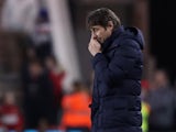 Tottenham Hotspur manager Antonio Conte during the match on March 1, 2022