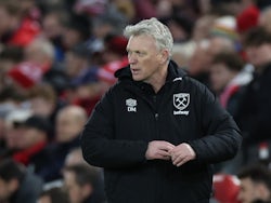 West Ham United manager David Moyes during the match on March 5, 2022