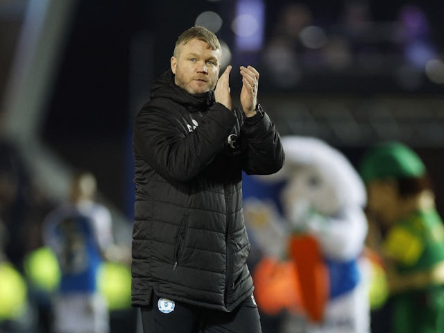 Peterborough United coach Grant McCann after the match on March 1, 2022