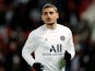 Marco Verratti warms up for Paris Saint-Germain (PSG) in February 2022