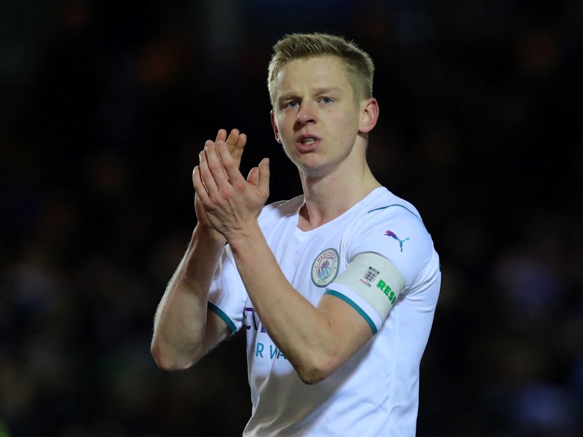 Oleksandr Zinchenko: Arsenal working on deal for Man City defender