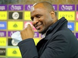 Crystal Palace manager Patrick Vieira during an interview before the match on February 9, 2022