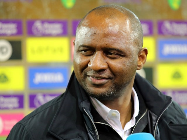 Patrick Vieira 'disappointed' despite Crystal Palace victory