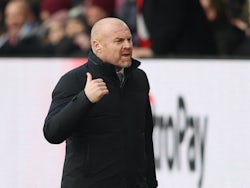Burnley manager Sean Dyche during the match on March 5, 2022