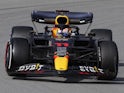 Red Bull's Sergio Perez in action on February 24, 2022