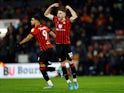 Bournemouth's Ryan Christie celebrates after scoring their first goal on March 8, 2022