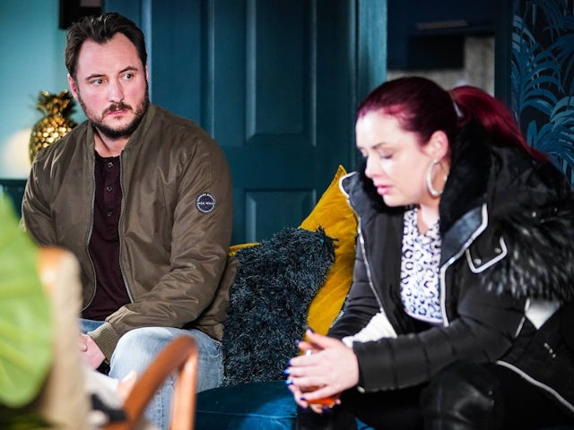 SATURDAY EMBARGO: Martin and Whit on EastEnders on March 14, 2022