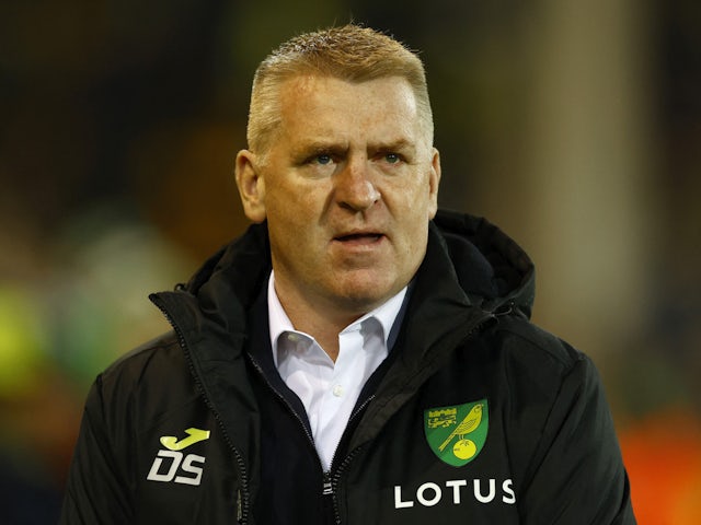 Norwich City manager Dean Smith before the match on March 10, 2022