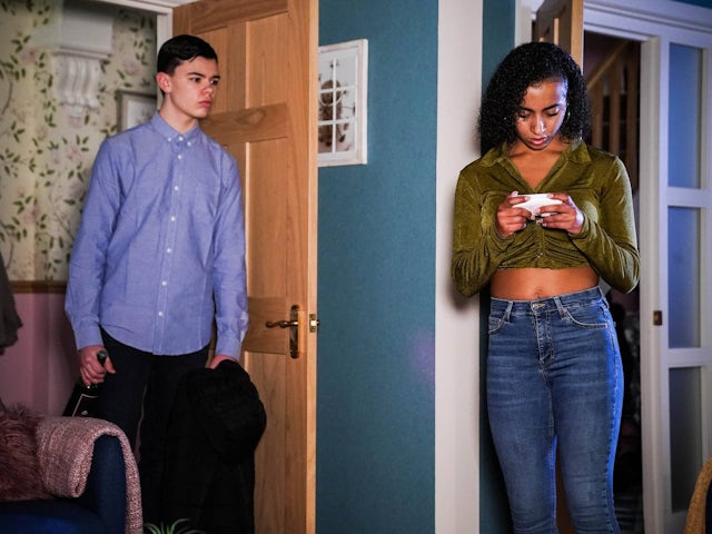 Will and Jada on EastEnders on March 22, 2022