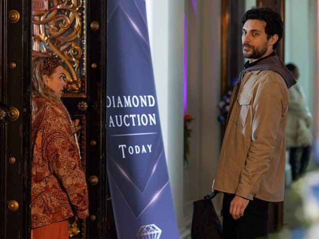 Zara and Dylan on Hollyoaks on March 17, 2022