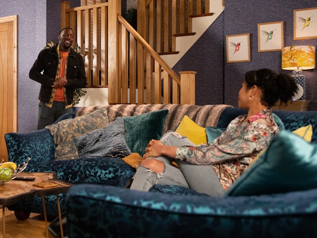Michael and Grace on Coronation Street on March 14, 2022