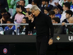 Real Betis coach Manuel Pellegrini reacts on March 9, 2022