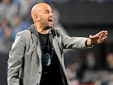 Charlotte FC manager Miguel Angel Ramirez reacts during the second half against the Los Angeles Galaxy at Bank of America Stadium on March 6, 2022