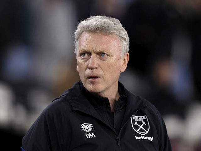 West Ham United manager David Moyes before the match on March 17, 2022
