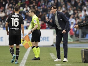 Genoa, Italy. 24 April 2022. Joao Pedro of Cagliari Calcio