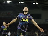 Tottenham Hotspur's Harry Kane celebrates scoring their second goal on March 16, 2022