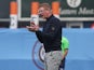 Philadelphia Union head coach Jim Curtin reacts during the first half against New York City FC at Yankee Stadium on March 19, 2022