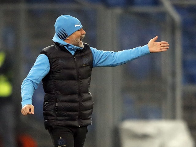 L'allenatore del Marsiglia Jorge Sampaoli il 17 marzo 2022